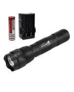 Ultrafire 502B Cree XML U2 1300LM 5-Mode LED Flashlight With 1*18650 Battery and Charger