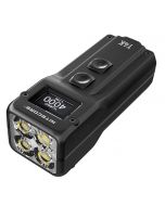 NiteCore T4K 4000 Lumens Portable Keychain Flashlight 4 LEDs Super Bright Light Built-in Battery Using USB-C Charging
