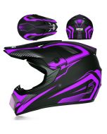 AM DH Children's Youth Anti-fall Unisex Off-Road MX DOT Helmet Riding Helmet With Sunglasses Gloves Dust Cover