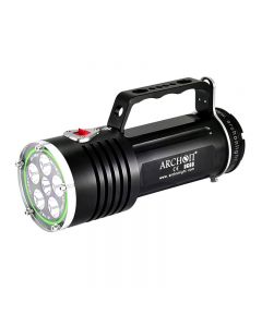 ARCHON DG60 WG66 6*CREE XM-L2 U2 LED Max 5000lm 3 Modes LED Diving light +6*18650 Battery+Charger 