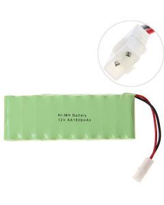 Ni-MH AA 12V 1800mAh Big White Plug Battery Pack-10 Pcs a Pack in One Raw