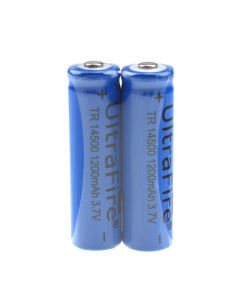 UltraFire TR 14500 1200mAh 3.7V Rechargeable Unprotected Li-ion Battery(2 Pack) 