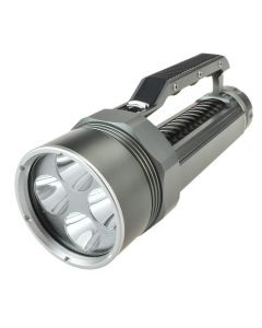 LusteFire DV400 4*Cree XM-L2 Max 4000 Lumens Dimming LED Diving Flashlight (2*26650,Not include) -Gray+ Black