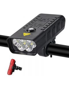 10000MAH 5LED bike light USB charging T6 3000lm bike light bike accessories