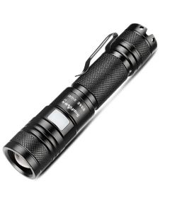 Supfire A2 Mini LED 1200LM USB Zooming Torch Flashlight with USB Rechargeable by 18650 Battery