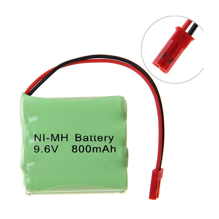 Ni-MH 3A 9.6V 800mAh Battery Pack with Red Plug-8 Pcs a Pack
